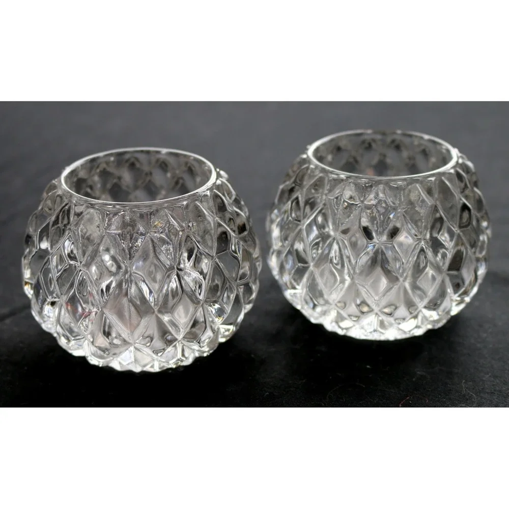 Partylite Rockport Pair Candle Holders Brand New in Box Set Of 2 USA Made - Picture 1 of 8